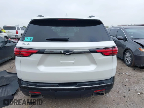 2023 Chevrolet Traverse Premier with VIN 1GNERKKW6PJ104495, listed as a IAAI auction lot 41868123 with 56,049 mi miles and . Bid and sale history available at DreamBid. Image 16.