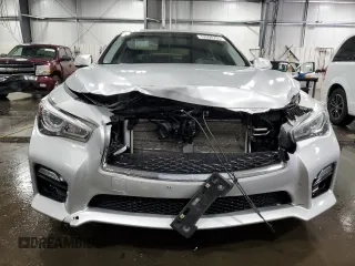 2015 Infiniti Q50 Premium with VIN JN1BV7AR7FM396562, listed as a Copart auction lot 52698765 with 103,824 mi miles and Salvage Title. Bid and sale history available at carsss.com. Image 5.