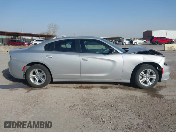 2023 Dodge Charger SXT with VIN 2C3CDXBG4PH608053, listed as a IAAI auction lot 41836734 with 19,079 mi miles. Bid and sale history available at carsss.com. Image 13.