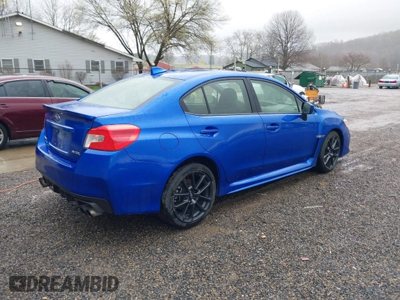 2020 Subaru WRX Premium with VIN JF1VA1C65L9828673, listed as a IAAI auction lot 41908348 with 15,465 mi miles. Bid and sale history available at carsss.com. Image 4.