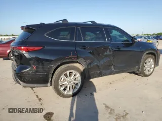 2023 Toyota Highlander Hybrid Limited with VIN 5TDXBRCH6PS576682, listed as a Copart auction lot 52722775 with 157,933 mi miles and Salvage title. Bid and sale history available at DreamBid. Image 3.