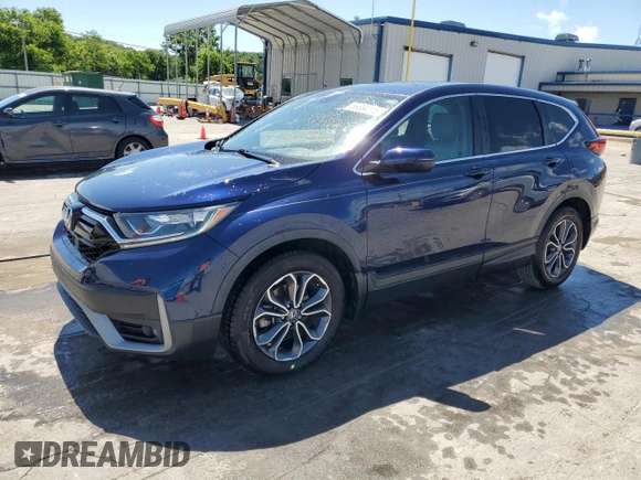 2020 Honda CR-V EX-L z VIN 5J6RW1H86LL005111, wystawiony jako Copart lot #56384115 z przebiegiem 97 269 mil mil oraz Szkoda całkowita • Salvage title. Historia ofert i sprzedaży dostępna na DreamBid. Obrazek 1.