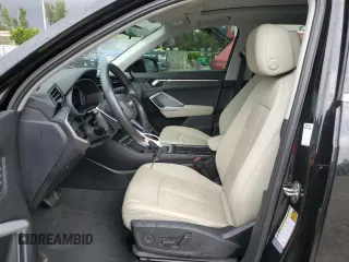 2019 Audi Q3 Premium with VIN WA1AECF37K1076119, listed as a Copart auction lot 49902943 with 56,621 mi miles. Bid and sale history available at carsss.com. Image 7.