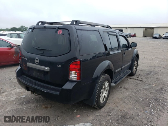 2008 Nissan Pathfinder LE with VIN 5N1BR18B58C614719, listed as a Copart auction lot 64841514 with 240,392 mi miles and Clean Title. Bid and sale history available at carsss.com. Image 3.