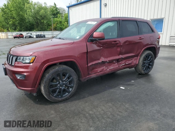 2020 Jeep Grand Cherokee Altitude with VIN 1C4RJFAG0LC209941, listed as a Copart auction lot 60164005 with 92,786 mi miles and Salvage title. Bid and sale history available at DreamBid. Image 1.