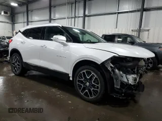 2023 Chevrolet Blazer Premier with VIN 3GNKBLRS5PS185195, listed as a Copart auction lot 80850814 with 29,230 mi miles and Salvage title. Bid and sale history available at DreamBid. Image 4.