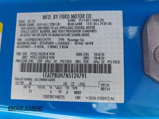 2022 Ford Mustang EcoBoost with VIN 1FATP8UH7N5124791, listed as a IAAI auction lot 41810238 with 57,185 mi miles. Bid and sale history available at carsss.com. Image 9.