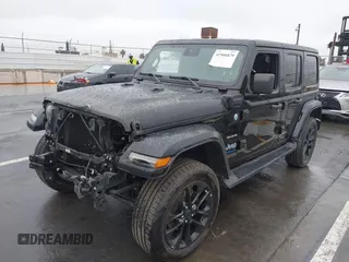 2024 Jeep Wrangler Sahara with VIN 1C4RJXP63RW148483, listed as a IAAI auction lot 41906879 with 32,509 mi miles and . Bid and sale history available at DreamBid. Image 18.