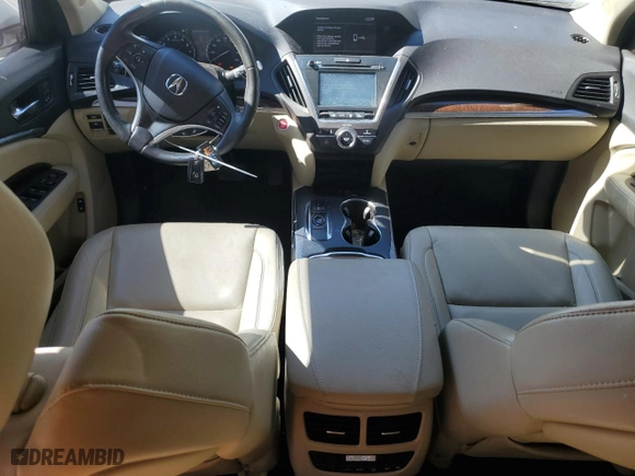 2018 Acura MDX with VIN 5J8YD3H39JL007974, listed as a Copart auction lot 46828105 with 95,680 mi miles and Salvage Title. Bid and sale history available at carsss.com. Image 8.