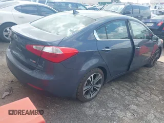 2014 Kia Forte EX with VIN KNAFZ4A89E5076447, listed as a IAAI auction lot 41913489 with 219,823 mi miles. Bid and sale history available at carsss.com. Image 4.