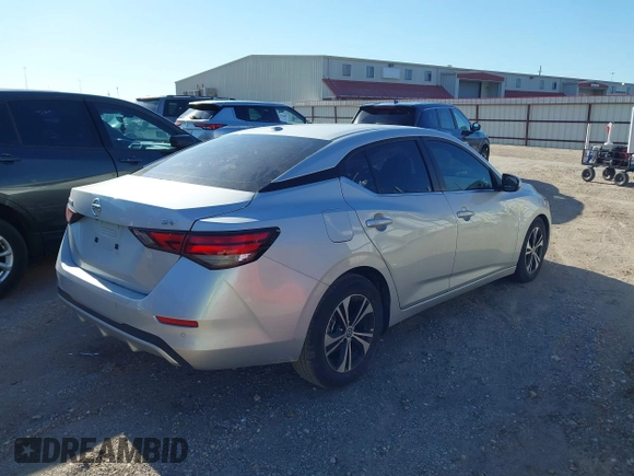 2023 Nissan Sentra SV with VIN 3N1AB8CV6PY317577, listed as a IAAI auction lot 42245535 with 9,243 mi miles and . Bid and sale history available at DreamBid. Image 4.