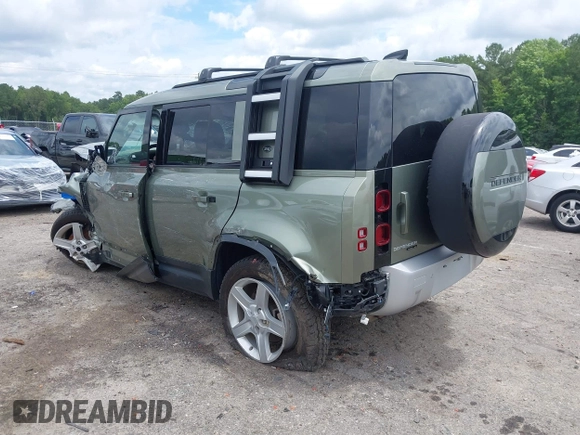 2020 Land Rover Defender SE with VIN SALEPEEU1L2007406, listed as a IAAI auction lot 42454973 with 34,017 mi miles and . Bid and sale history available at DreamBid. Image 3.