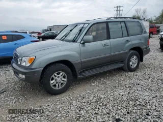 2001 Lexus LX 470 with VIN JTJHT00W913500458, listed as a Copart auction lot 55120465 with 180,384 mi miles and Clean Title. Bid and sale history available at carsss.com. Image 1.