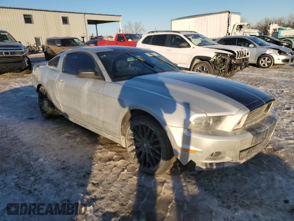 2014 Ford Mustang V6 with VIN 1ZVBP8AM1E5299087, listed as a Copart auction lot 88458015 with 109,030 mi miles and Salvage title. Bid and sale history available at DreamBid. Image 4.