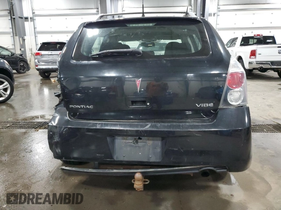 2009 Pontiac Vibe w/1SB with VIN 5Y2SL67099Z469461, listed as a Copart auction lot 70325664 with 130,599 mi miles and Salvage Title. Bid and sale history available at carsss.com. Image 6.