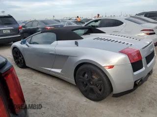 2007 Lamborghini Gallardo z VIN ZHWGU22T57LA05137, wystawiony jako Copart lot #76275354 z przebiegiem Nie podano mil oraz Szkody całkowita. Historia ofert i sprzedaży dostępna na DreamBid. Obrazek 2.