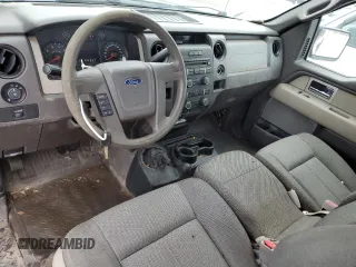2009 Ford F-150 STX with VIN 1FTRF04W49KB36525, listed as a Copart auction lot 47117575 with 106,291 mi miles and Salvage title. Bid and sale history available at DreamBid. Image 8.