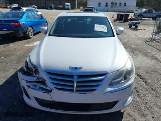 2013 Hyundai Genesis 5.0L R-Spec with VIN KMHGC4DH0DU244349, listed as a IAAI auction lot 41508229 with 231,929 mi miles. Bid and sale history available at carsss.com. Image 12.