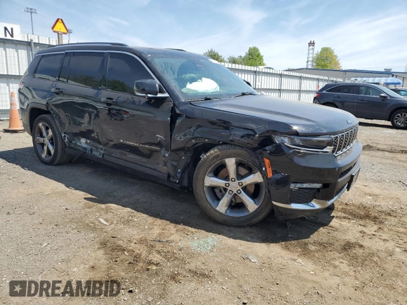 2021 Jeep Grand Cherokee Limited with VIN 1C4RJKBG3M8128492, listed as a Copart auction lot 54793015 with 91,116 mi miles and Salvage title. Bid and sale history available at DreamBid. Image 4.