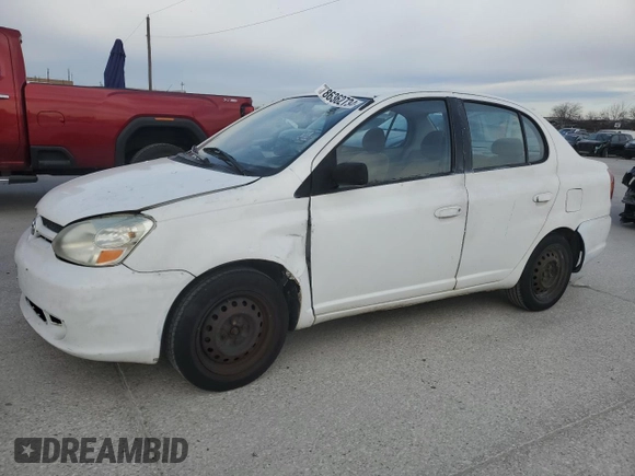 2003 Toyota ECHO with VIN JTDBT123135046523, listed as a Copart auction lot 86362734 with 142,275 mi miles and Salvage Title. Bid and sale history available at carsss.com. Image 1.