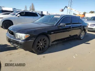 2004 BMW 7 Series 745Li with VIN WBAGN63444DS47874, listed as a Copart auction lot 88582125 with 172,419 mi miles and Clean Title. Bid and sale history available at carsss.com. Image 1.