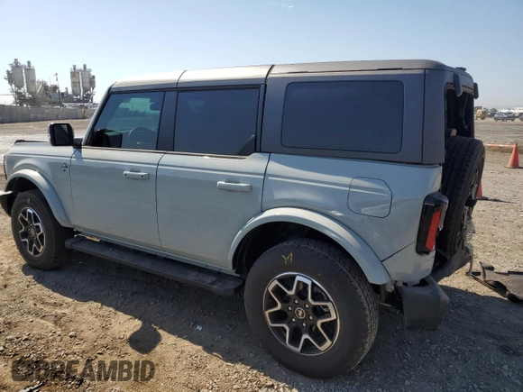 2024 Ford Bronco Outer Banks with VIN 1FMEE8BP4RLA20694, listed as a Copart auction lot 74290774 with 12,707 mi miles and Salvage Title. Bid and sale history available at DreamBid. Image 2.