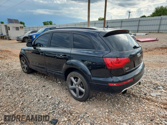 2015 Audi Q7 Premium Plus with VIN WA1LGAFE4FD026419, listed as a Copart auction lot 62764485 with 156,613 mi miles and Clean title. Bid and sale history available at DreamBid. Image 2.
