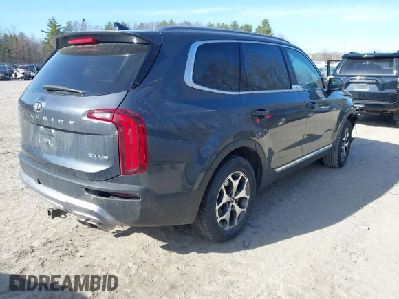 2021 Kia Telluride EX with VIN 5XYP34HC7MG126819, listed as a IAAI auction lot 41967726 with 65,720 mi miles and . Bid and sale history available at DreamBid. Image 4.