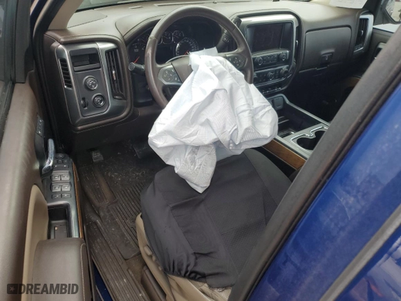 2014 Chevrolet Silverado 1500 LTZ with VIN 3GCUKSEC3EG251009, listed as a Copart auction lot 45362785 with 0 mi miles and Salvage Title. Bid and sale history available at carsss.com. Image 8.
