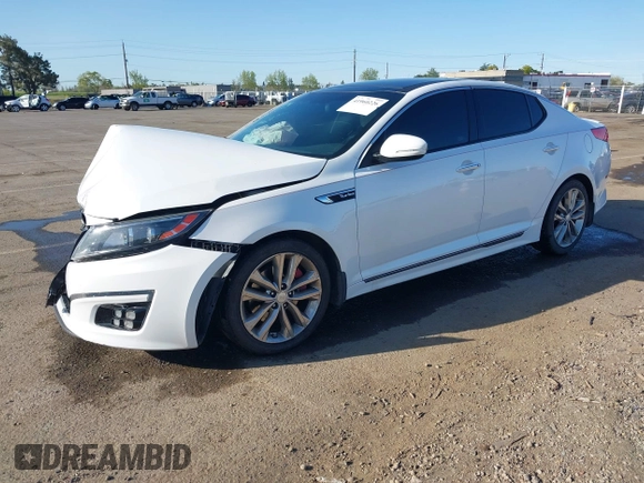 2015 Kia Optima SXL Turbo with VIN 5XXGR4A6XFG412013, listed as a IAAI auction lot 41960226 with 143,745 mi miles and . Bid and sale history available at DreamBid. Image 17.