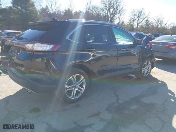 2015 Ford Edge Titanium with VIN 2FMTK4K93FBB53050, listed as a IAAI auction lot 38881038 with 103,067 mi miles. Bid and sale history available at carsss.com. Image 4.