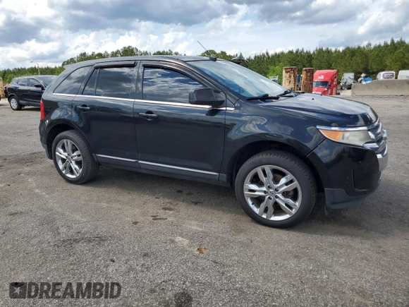 2011 Ford Edge Limited with VIN 2FMDK3KC1BBA32747, listed as a Copart auction lot 56162115 with 218,842 mi miles and Salvage title. Bid and sale history available at DreamBid. Image 4.