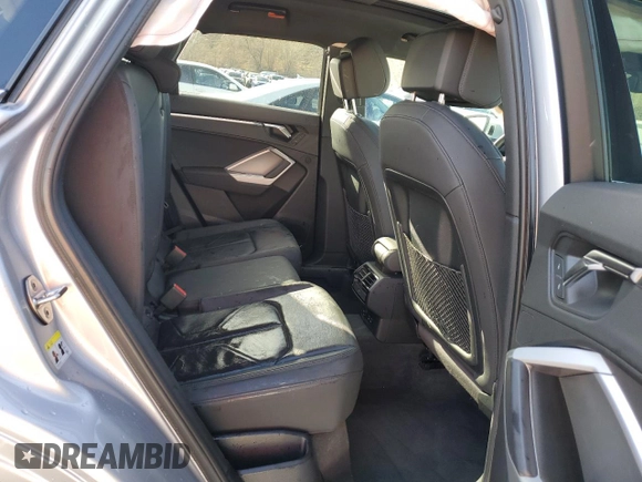2019 Audi Q3 Premium Plus with VIN WA1BECF32K1073178, listed as a Copart auction lot 52552305 with 56,831 mi miles and Salvage Title. Bid and sale history available at carsss.com. Image 10.