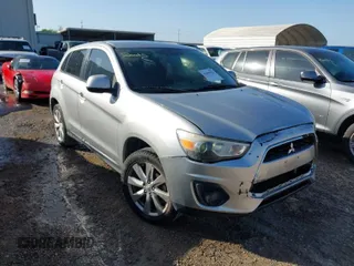 2014 Mitsubishi Outlander Sport ES with VIN 4A4AP3AU3EE027697, listed as a IAAI auction lot 41969023 with 182,235 mi miles. Bid and sale history available at carsss.com. Image 1.