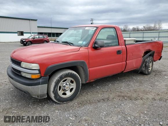 2002 Chevrolet Silverado 1500 Commercial with VIN 1GCEC14W92Z164783, listed as a Copart auction lot 51825585 with 130,016 mi miles and Salvage Title. Bid and sale history available at DreamBid. Image 1.