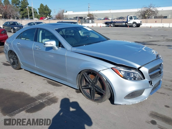 2017 Mercedes-Benz CLS 550 with VIN WDDLJ7DB2HA200310, listed as a IAAI auction lot 41418919 with 31,677 mi miles and . Bid and sale history available at DreamBid. Image 1.