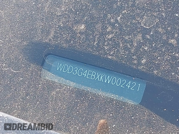 2019 Mercedes-Benz A 220 with VIN WDD3G4EBXKW002421, listed as a IAAI auction lot 41155602 with 141,268 mi miles and . Bid and sale history available at DreamBid. Image 17.