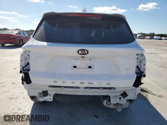 2021 Kia Sorento S with VIN 5XYRL4LC2MG050698, listed as a Copart auction lot 49650905 with 50,261 mi miles and Salvage Title. Bid and sale history available at carsss.com. Image 6.