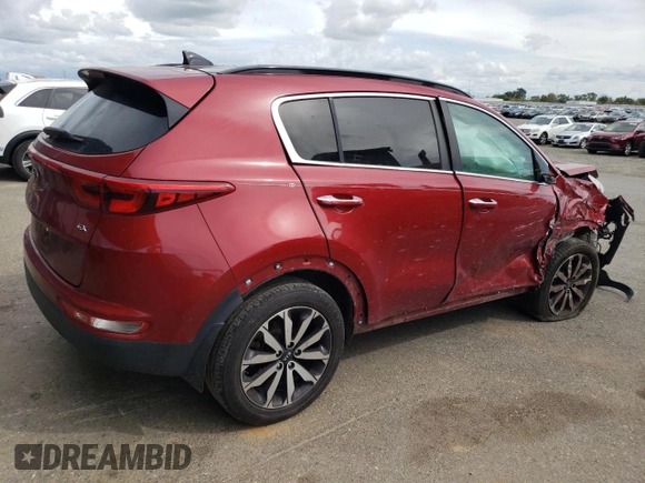 2018 Kia Sportage EX with VIN KNDPN3AC9J7353694, listed as a Copart auction lot 51092625 with 86,265 mi miles and Salvage title. Bid and sale history available at DreamBid. Image 3.