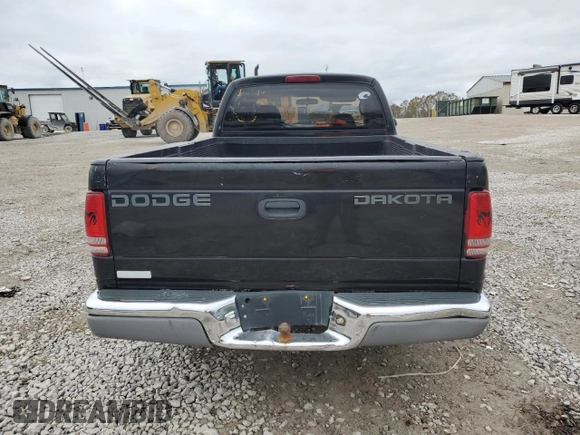 2002 Dodge Dakota with VIN 1B7GL12X42S530775, listed as a Copart auction lot 81106564 with 197,366 mi miles and Salvage Title. Bid and sale history available at carsss.com. Image 6.