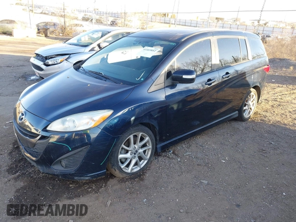 2014 Mazda 5 Grand Touring z VIN JM1CW2DL7E0175624, wystawiony jako IAAI lot #41469852 z przebiegiem 118 698 mil mil oraz . Historia ofert i sprzedaży dostępna na DreamBid. Obrazek 2.
