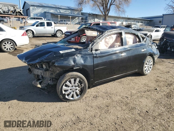 2018 Nissan Sentra SV with VIN 3N1AB7AP2JY232449, listed as a Copart auction lot 44036995 with 0 mi miles and Non Repairable. Bid and sale history available at carsss.com. Image 1.