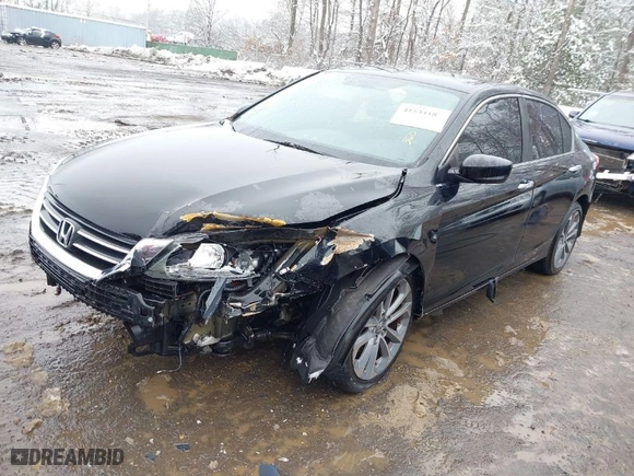 2015 Honda Accord Sedan Sport with VIN 1HGCR2F5XFA273999, listed as a IAAI auction lot 41534187 with 149,855 mi miles. Bid and sale history available at carsss.com. Image 2.