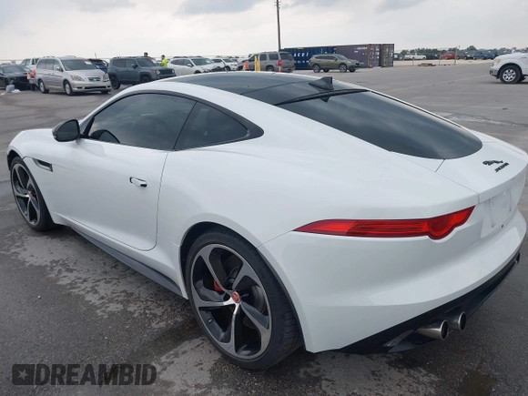 2015 Jaguar F-Type R z VIN SAJWA6DA8FMK20244, wystawiony jako IAAI lot #42130845 z przebiegiem 72 408 mil mil oraz . Historia ofert i sprzedaży dostępna na DreamBid. Obrazek 3.