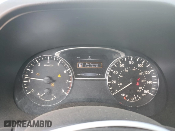 2017 Nissan Pathfinder SV with VIN 5N1DR2MN5HC665748, listed as a Copart auction lot 61188755 with 148,657 mi miles and Salvage title. Bid and sale history available at DreamBid. Image 9.