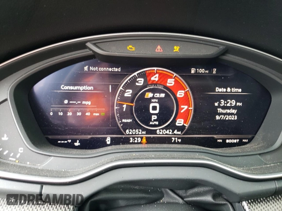 2018 Audi SQ5 Prestige with VIN WA1C4AFY8J2224461, listed as a Copart auction lot 67195723 with 62,052 mi miles. Bid and sale history available at carsss.com. Image 9.