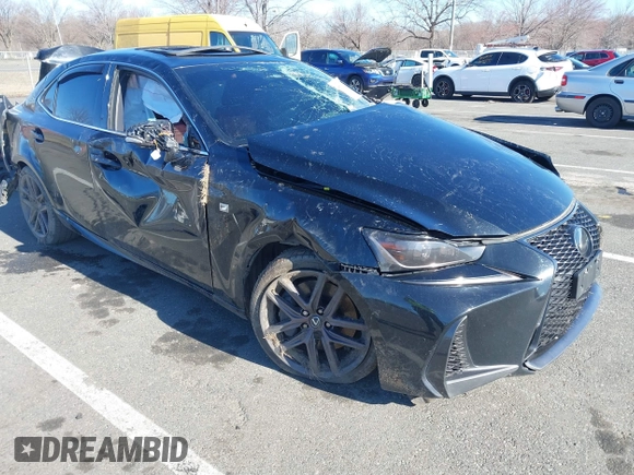 2020 Lexus IS 300 F Sport with VIN JTHG81F23L5042318, listed as a IAAI auction lot 41822181 with Not provided miles and . Bid and sale history available at DreamBid. Image 1.