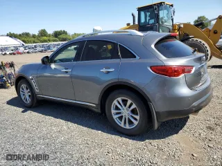 2017 Infiniti QX70 with VIN JN8CS1MW9HM416391, listed as a Copart auction lot 69823174 with 35,846 mi miles and Salvage Title. Bid and sale history available at carsss.com. Image 2.