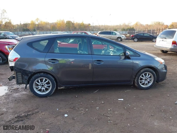 2014 Toyota Prius v Two with VIN JTDZN3EU9EJ012221, listed as a IAAI auction lot 40964776 with 177,405 mi miles. Bid and sale history available at carsss.com. Image 13.