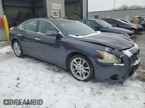 2009 Nissan Maxima SV with VIN 1N4AA51E79C830551, listed as a Copart auction lot 86304844 with 184,949 mi miles and Salvage Title. Bid and sale history available at DreamBid. Image 4.